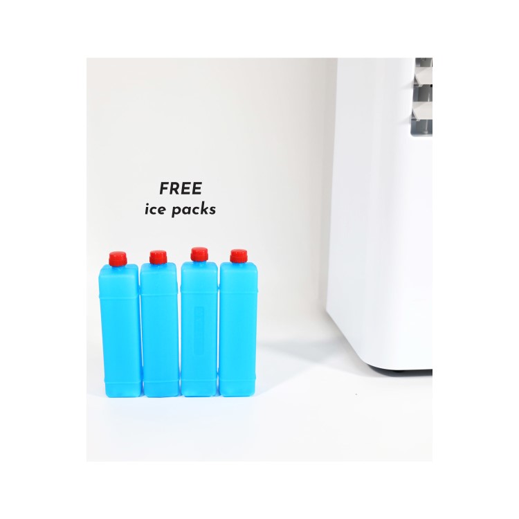 GRADE A2 - Unoovo Slimline Eco 7L Portable Evaporative Ice Air Cooler and Air Purifier/Humidifier