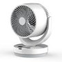 GRADE A2 - electriQ 6 Inch Quiet Low Energy DC Oscillating Desk Fan - White