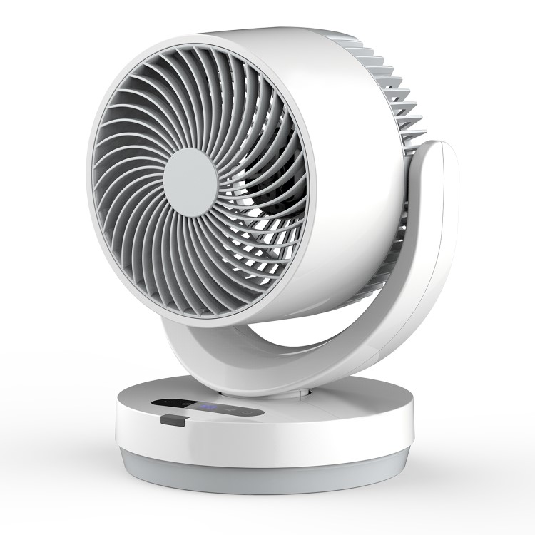 GRADE A2 - electriQ 6 Inch Quiet Low Energy DC Oscillating Desk Fan - White