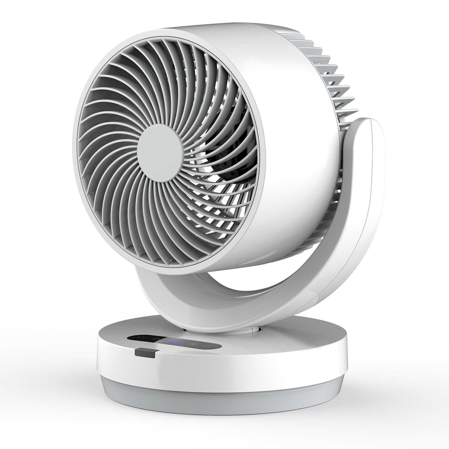 electriQ 6-Inch DC Oscillating Desk Fan - Whisper Quiet & Low-Energy ...