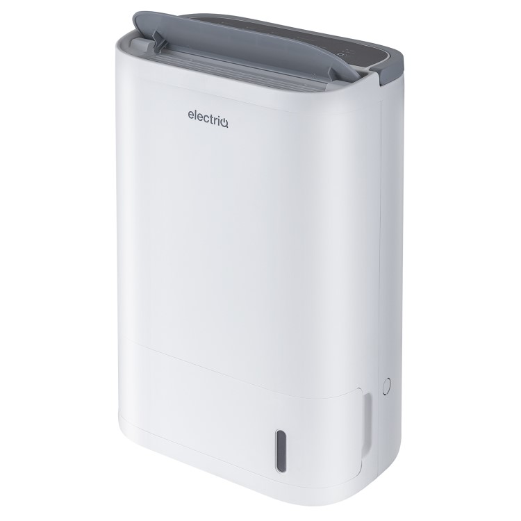 Refurbished electriQ 8 Litre Smart App Alexa Desiccant Dehumidifier with Heater and Ioniser