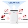 Refurbished electriQ 8 Litre Smart App Alexa Desiccant Dehumidifier with Heater and Ioniser 