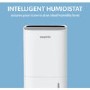 Refurbished electriQ 8 Litre Smart App Alexa Desiccant Dehumidifier with Heater and Ioniser 