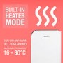 Refurbished electriQ 10 Litre Smart App Alexa Desiccant Dehumidifier with Heater and HEPA Air Purifier