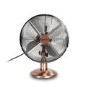 electriQ 12 Inch  Copper Desk Fan with Oscillating Function and Steady Base