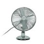 GRADE A2 - electriQ 12 Inch Chrome Desk Fan With Oscillating Function