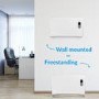 GRADE A2 - electriQ 1500W Wall Mountable Designer Panel Heater with Smart WiFi Alexa - Bathroom Safe IP24