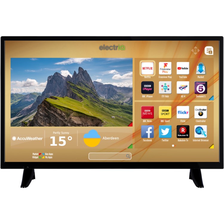 GRADE A3 - electriQ 32" HD Ready LED Smart TV with Freeview HD and Freeview Play
