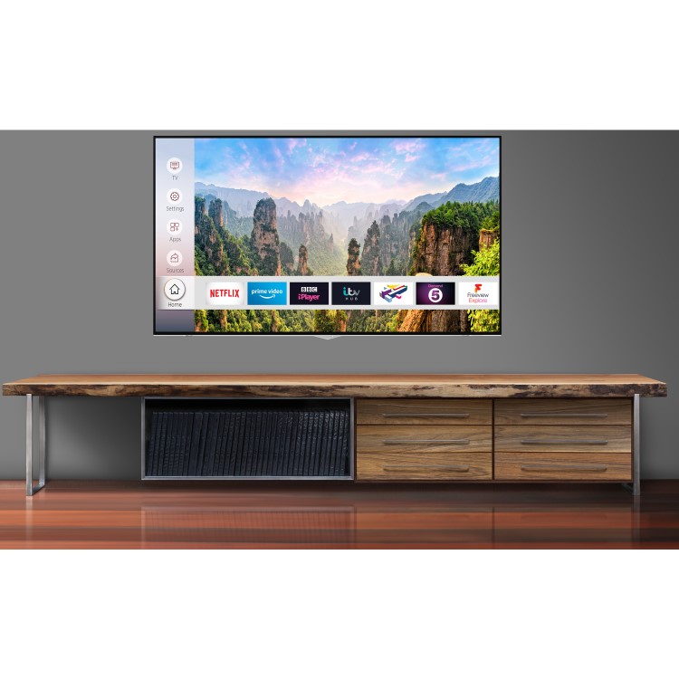 Ex Display - electriQ 55" 4K Ultra HD Smart Dolby Vision HDR LED TV with Freeview HD and Freeview Play