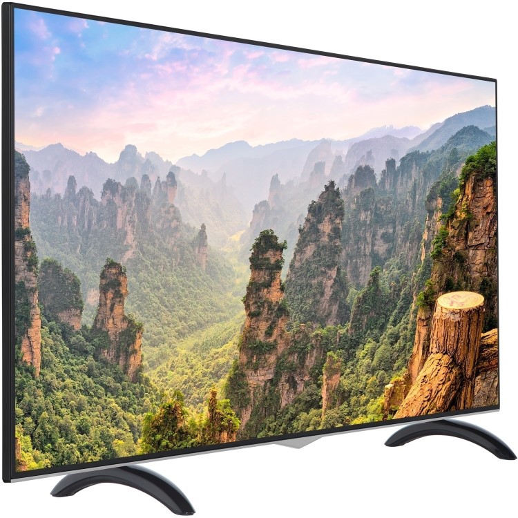 GRADE A3 - electriQ 65" 4K Ultra HD Smart HDR LED TV with Dolby Vision and Freeview Play