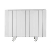 GRADE A2 - electriQ 2000W Wall Mountable Low Energy Smart WiFi Alexa Aluminium Designer Radiator - Bathroom Safe IP24