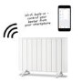 GRADE A2 - electriQ 2000W Wall Mountable Low Energy Smart WiFi Alexa Aluminium Designer Radiator - Bathroom Safe IP24