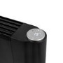 Refurbished electriQ 2000W Smart Electric Designer Aluminium Panel Heater With LED Display - Wall Mountable - Black