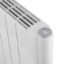 electriQ 2000W Smart WiFi Aluminium Electric Designer Radiator Gloss White Wall Mounted - Energy Efficient Panel Heater