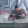 GRADE A2 - electriQ 360 Degree Air Purifier Smart WiFi Alexa with Air Quality Sensor and HEPA Carbon filters-  for rooms up to 40 sqm