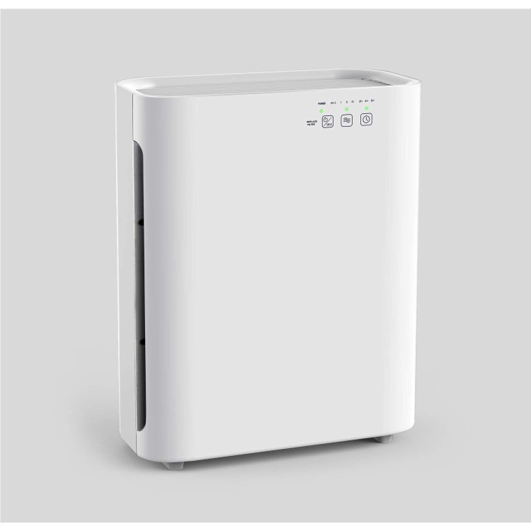 GRADE A2 - electriQ EAP125HUVC Air Purifier with 6 stage cleaning - True HEPA filter UV TiO2 & Ioniser - cleans rooms up to 40m2 