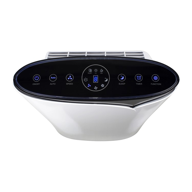 GRADE A2 - electriQ  Antiviral  Air Purifier 7 stage cleaning with True HEPA UV TiO2 Ioniser - great for homes and offices up to 100 sqm