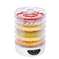 GRADE A1 - electriQ Digital Food Dehydrator & Dryer with 6 Collapsible Shelves and 48 Hour Timer