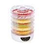 GRADE A1 - electriQ Digital Food Dehydrator & Dryer with 6 Collapsible Shelves and 48 Hour Timer