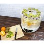 GRADE A1 - electriQ Digital Food Dehydrator & Dryer with 6 Collapsible Shelves and 48 Hour Timer