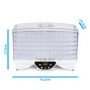 electriQ BPA Free Maxi Digital Food Dehydrator with 6 Collapsible Shelves