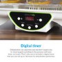 electriQ BPA Free Maxi Digital Food Dehydrator with 6 Collapsible Shelves