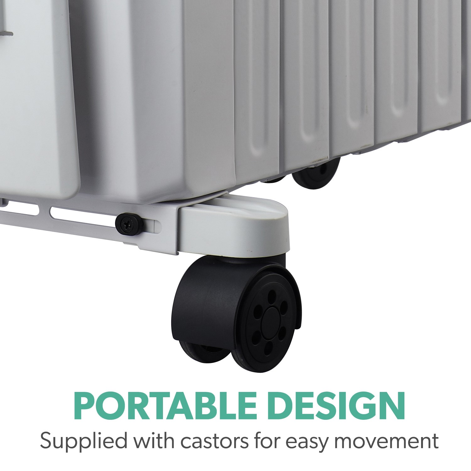 electriQ 2500W Smart Oil Filled Radiator with Thermostat and Weekly ...