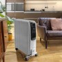 GRADE A2 - 2.5W Smart App Oil Filled Radiator with Alexa Google& Remote - White