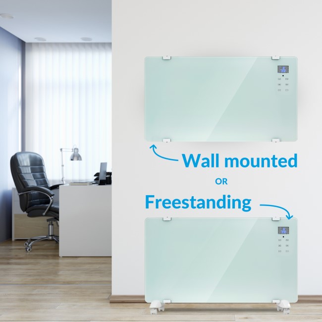 electriQ 2000W Wall Mountable Convector Panel Heater H460xW830 - White |  electriQ