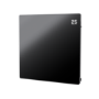 Low Energy 350W Smart Infrared Designer Glass Panel Heater - IP44 Bathroom Safe Wall Mountable or Free Standing 600x600mm - Black
