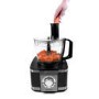 GRADE A2 - electriQ 10-in-1 1100W Multifunctional Food Processor in Stainless Steel and Black