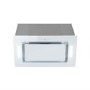 GRADE A1 - electriQ 52cm White Glass Canopy Cooker Hood - 5 Year warranty