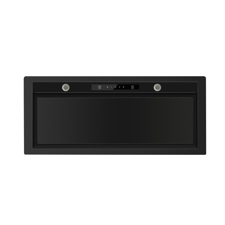 electriQ 52cm Canopy Cooker Hood - Black