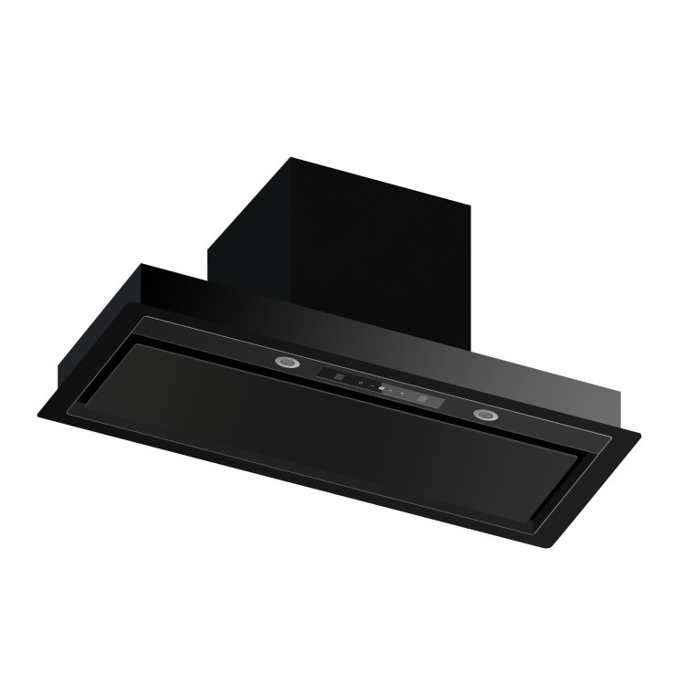 electriQ 52cm Canopy Cooker Hood - Black
