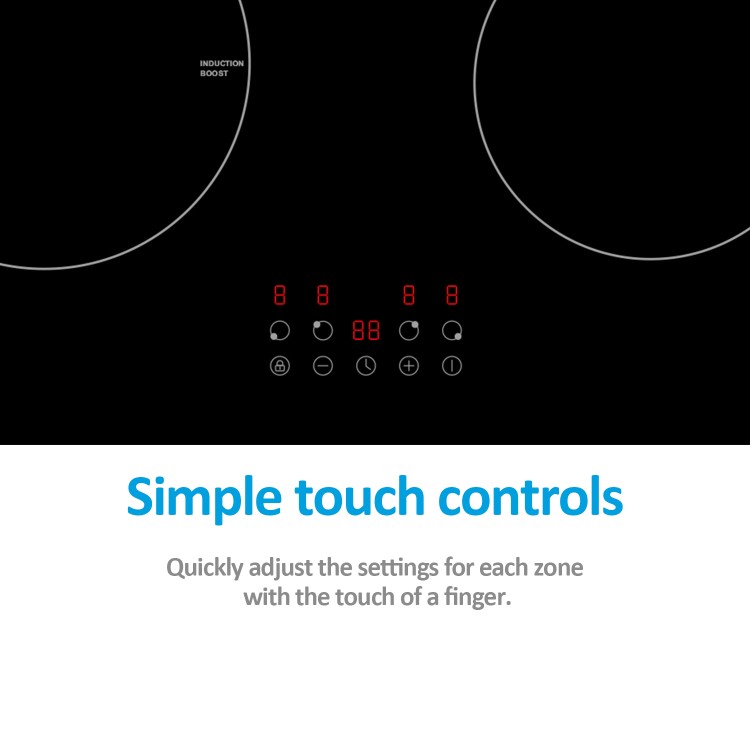 electriQ 60cm 4 Zone Induction Hob