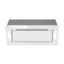 Refurbished electriQ EIQ72GWCAN 72cm Glass Canopy Cooker Hood White