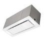 Refurbished electriQ EIQ72GWCAN 72cm Glass Canopy Cooker Hood White