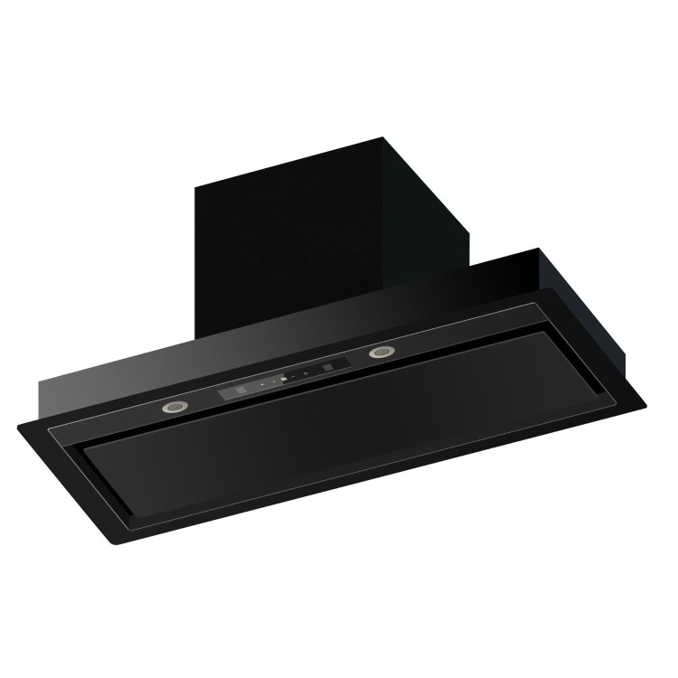 electriQ 80cm Canopy Cooker Hood - Black