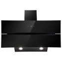 EIQ90ANSLIMBK electriQ 90cm Angled Cooker Hood - Black