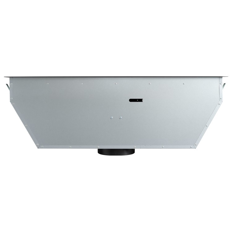 electriQ 90cm Canopy Cooker Hood with Visor - Black
