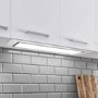 electriQ 90cm Glass Canopy Cooker Hood - White
