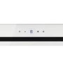 electriQ 90cm Glass Canopy Cooker Hood - White