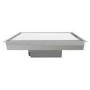 electriQ 90cm Ceiling Cooker Hood - Stainless Steel