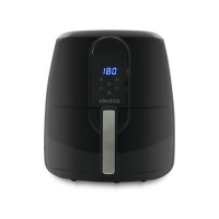 GRADE A1 - electriQ Digital Health Air Fryer XXL 5.2L 1800W with Digital Controls and Divider