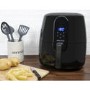 GRADE A1 - electriQ Digital Health Air Fryer XXL 5.2L 1800W with Digital Controls and Divider