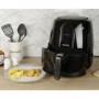 GRADE A1 - electriQ Digital Health Air Fryer XXL 5.2L 1800W with Digital Controls and Divider