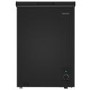 electriQ 99 Litre Chest Freezer With Outbuilding Use - Black