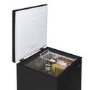 electriQ 99 Litre Chest Freezer With Outbuilding Use - Black