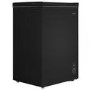 electriQ 99 Litre Chest Freezer With Outbuilding Use - Black