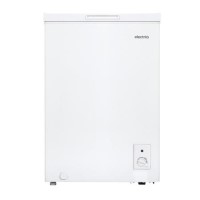 electriQ 99 Litre Chest Freezer With Outbuilding Use - White